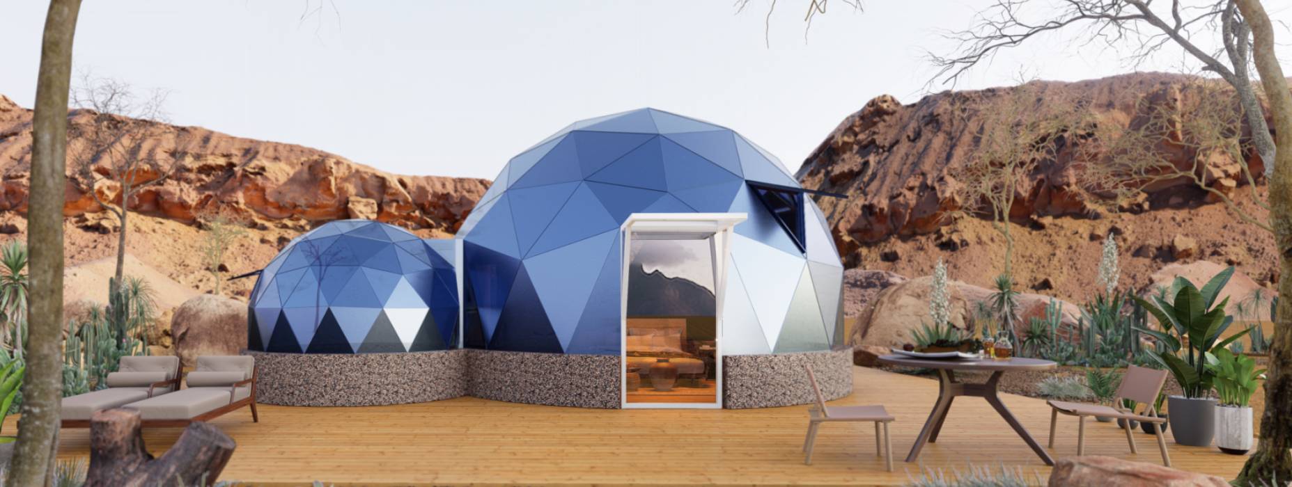 喜德县球形智能光伏玻璃星空房